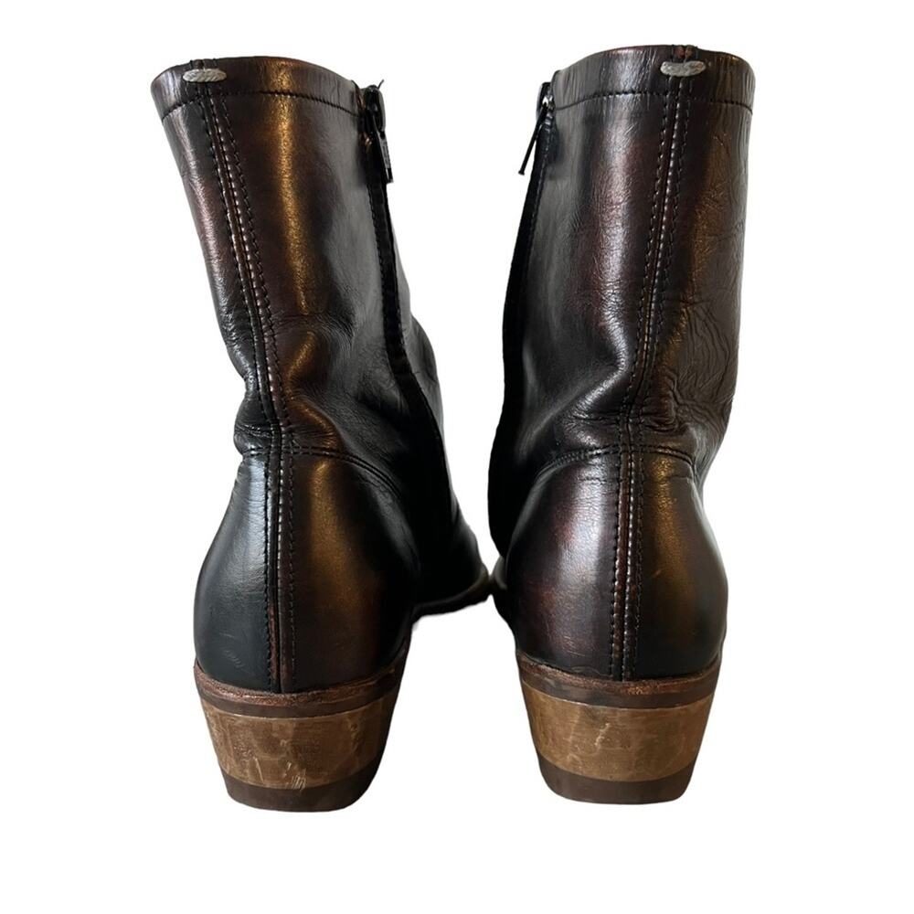 Maison Margiela Replica 70’s Tight High Ankle Campus Leather Boots Size … - Picture 4 of 12
